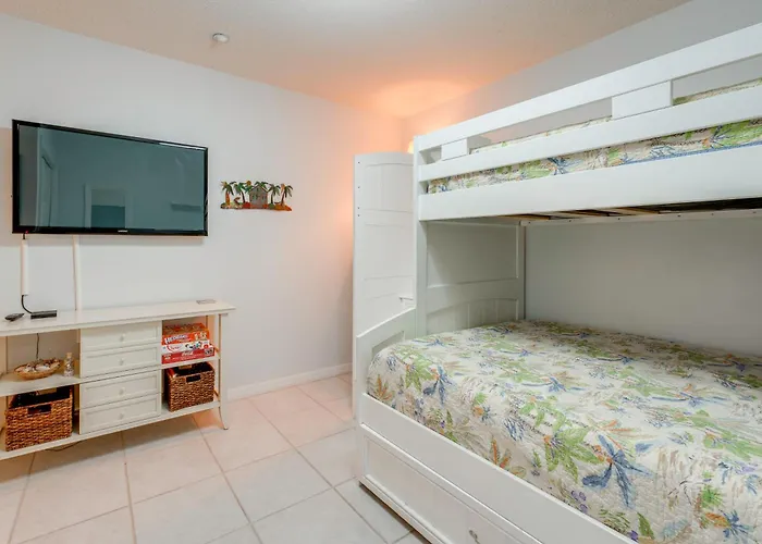Large Balcony & Water Views: Indian Shores Condo!