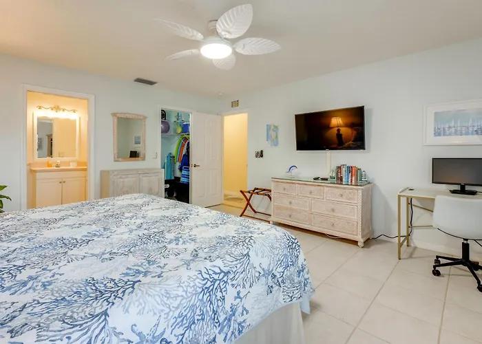 Large Balcony & Water Views: Indian Shores Condo! *